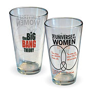 Big Bang Theory Universe of All Women Pint Glass